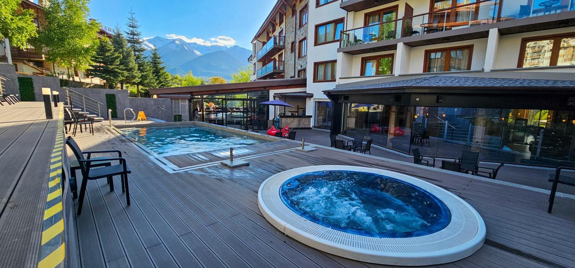 Apartmanica Double Room Apartment 101-12, Big Terrace, St Ivan Rilski 4 Star Spa Resort, Bansko Dış mekan fotoğraf
